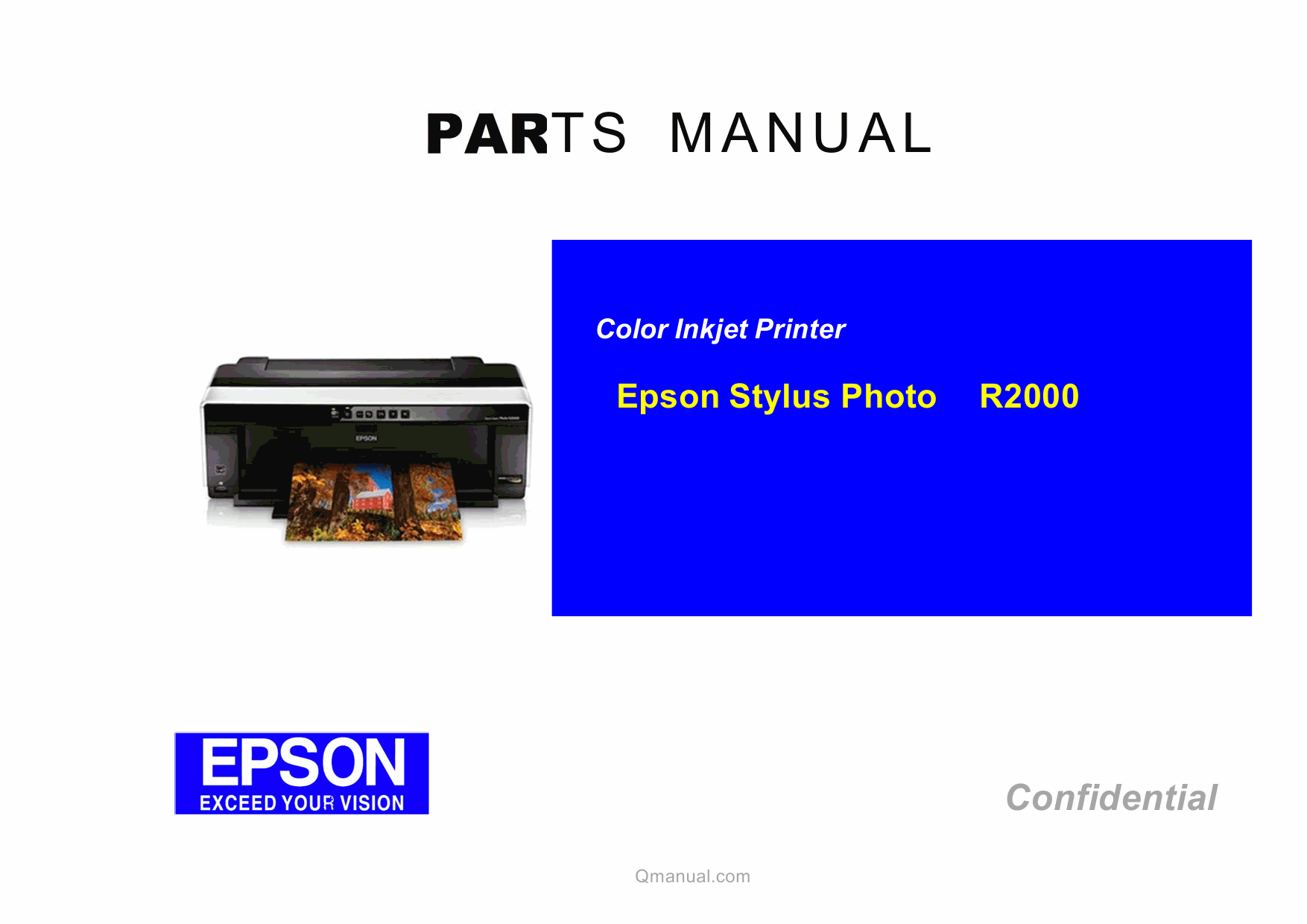 EPSON StylusPhoto R2000 Parts Manual-1
